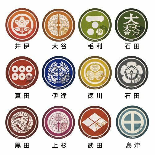 武将 丸ステッカー | 戦国グッズ専門店「戦国魂」本店