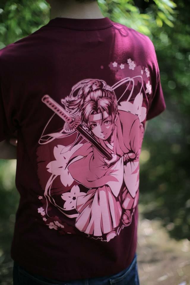 沖田総司～桜～』Tシャツ | 戦国グッズ専門店「戦国魂」本店