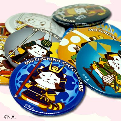 戦国ラスカル『缶バッチ』 | 戦国グッズ専門店「戦国魂」本店