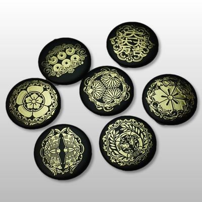 フレーム入り家紋飾り アイアンフレームART家紋『金塗家紋KAN』 | 戦国グッズ専門店「戦国魂