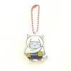 ねこねこ日本史　和紙アクリルキーホルダー　上杉謙信