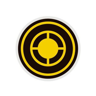 お城アイコン｜マスクチャーム　丸狭間